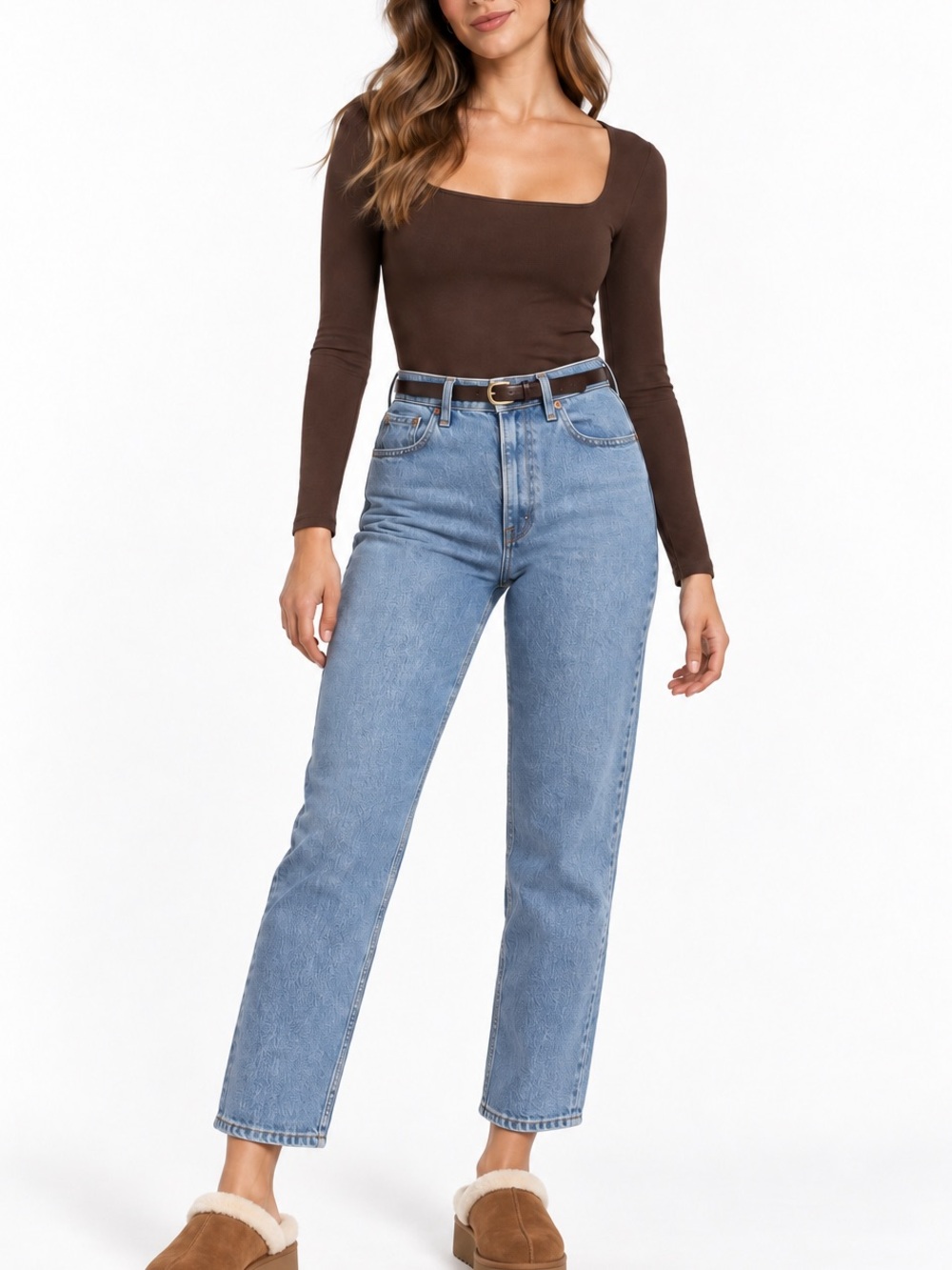 Abercrombie & Fitch The 90s Straight Ultra High Rise Jeans 27 Light Wash Y2K